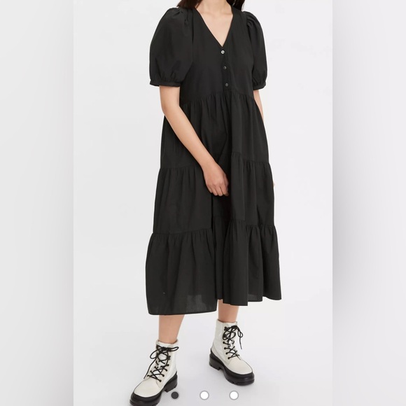 Levi’s - Women's Betty Midi Dress - Picture 6 of 11